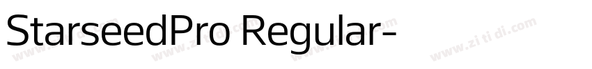 StarseedPro Regular字体转换